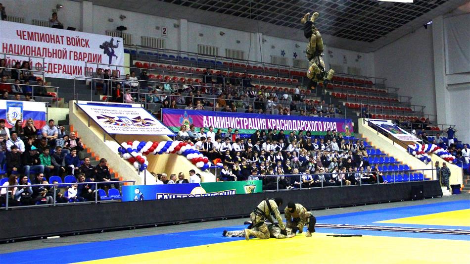 В столице Кубани стартовал чемпионат войск национальной гвардии по дзюдо (фото, видео)