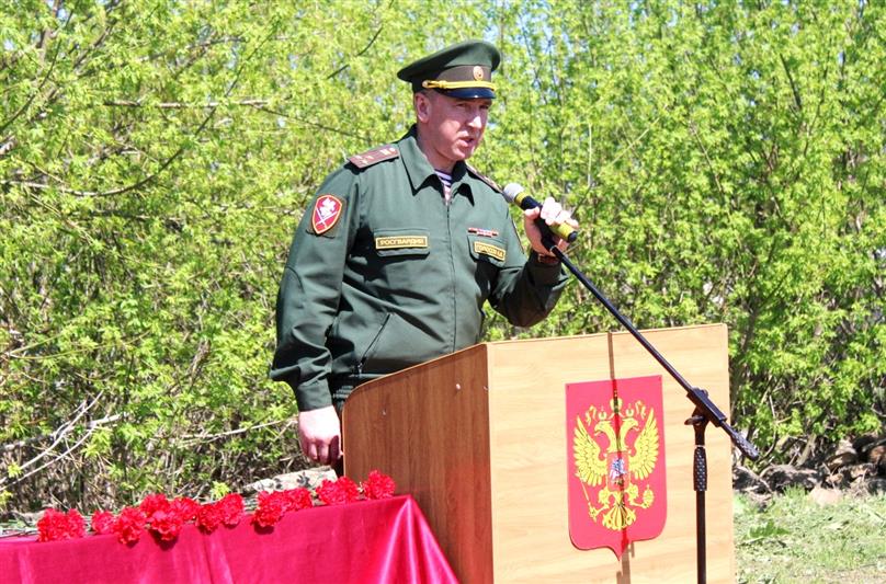 Военнослужащие и ветераны Южного округа Росгвардии почтили память дважды Героя Советского Союза генерала Ивана Фесина на его малой родине