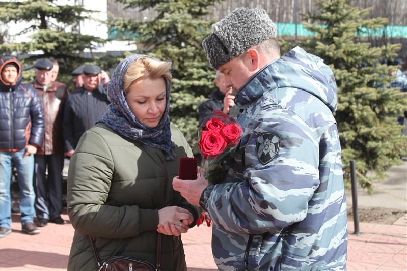 Сотрудники московского ОМОН почтили память погибших боевых товарищей