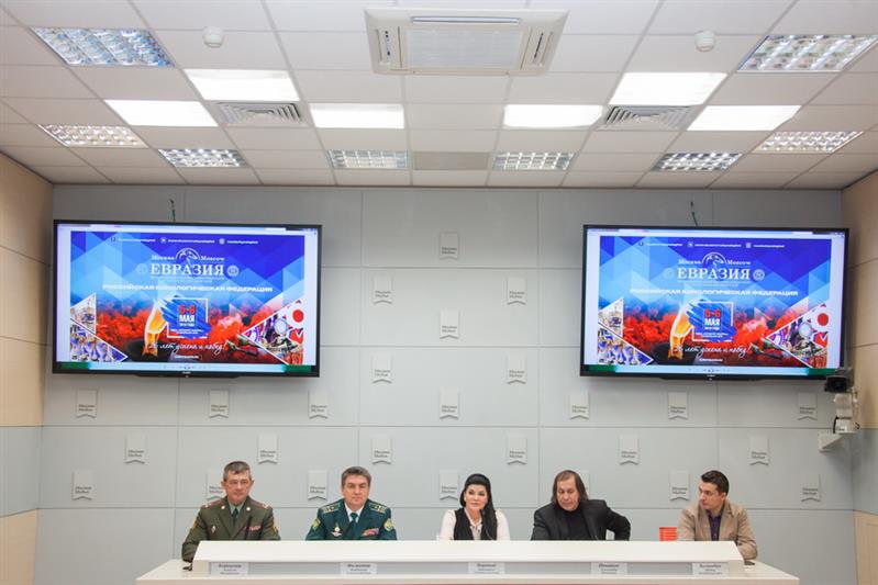 Росгвардия приняла участие в пресс-конференции, посвящённой интернациональной выставке собак «Евразия-2018»