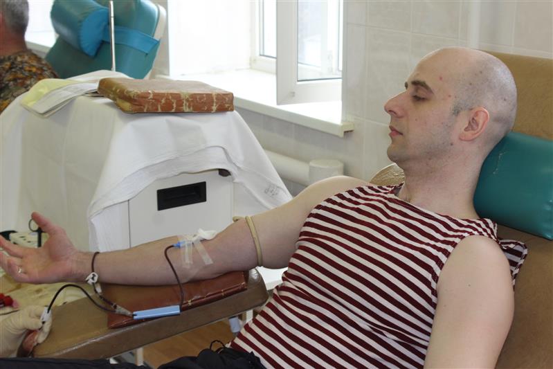 Росгвардейцы Северо-Запада участвуют в Дне донора