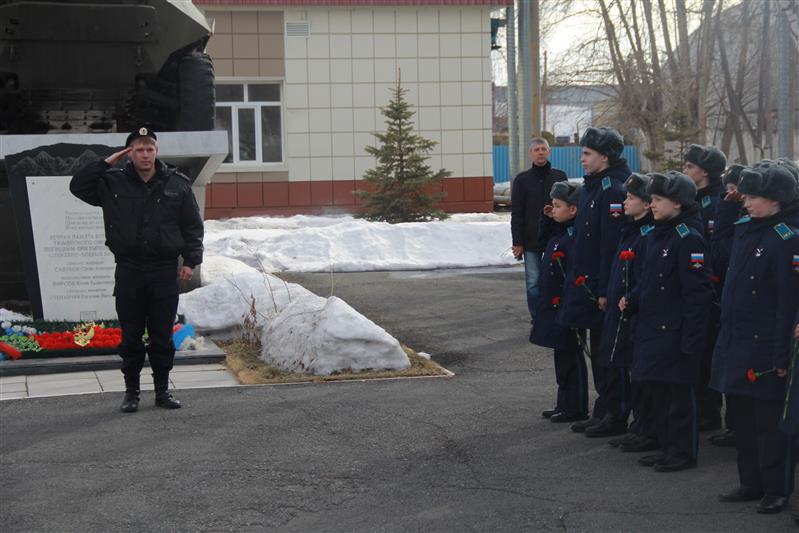 Воспитанники Тюменского президентского кадетского училища побывали в гостях у спецназа Росгвардии