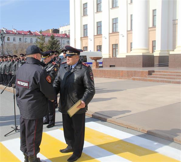 Сотрудников Управления Росгвардии по Тюменской области отметили дипломами I степени на гарнизонном строевом смотре