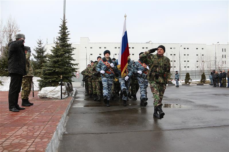 Сводный отряд столичного ОМОН вернулся из служебной командировки