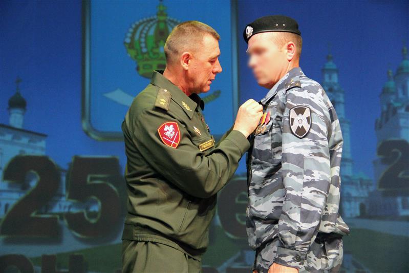 Астраханский ОМОН Росгвардии «САПСАН» отметил 25-летний юбилей