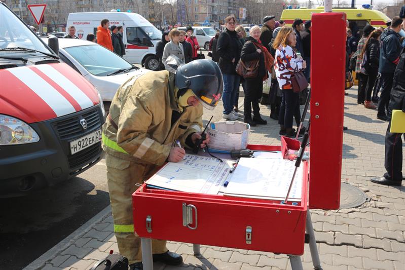 В Хабаровске состоялось межведомственное пожарно-тактическое учение с участием сотрудников Росгвардии