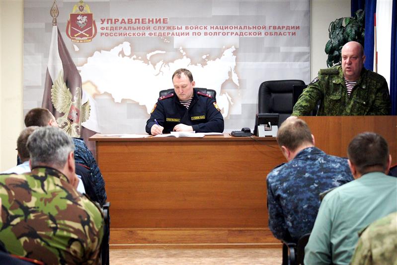 В Управлении Росгвардии по Волгоградской области подвели итоги работы за первый квартал 2018 года