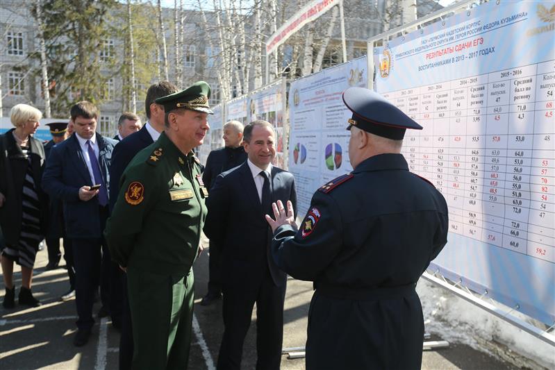 Директор Росгвардии подписал соглашение об оказании поддержки Пермскому кадетскому корпусу имени Героя России Федора Кузьмина (фото, видео)