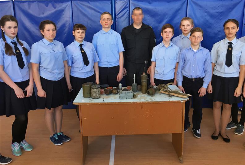 Мордовские омоновцы провели урок патриотического воспитания