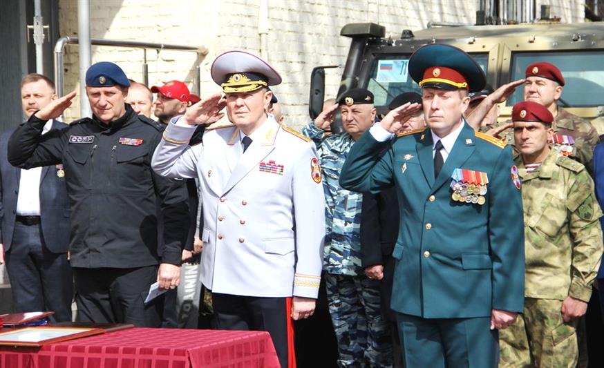 В СОБР Главного управления Росгвардии по Краснодарскому краю отметили 25-ю годовщину со дня создания спецподразделения
