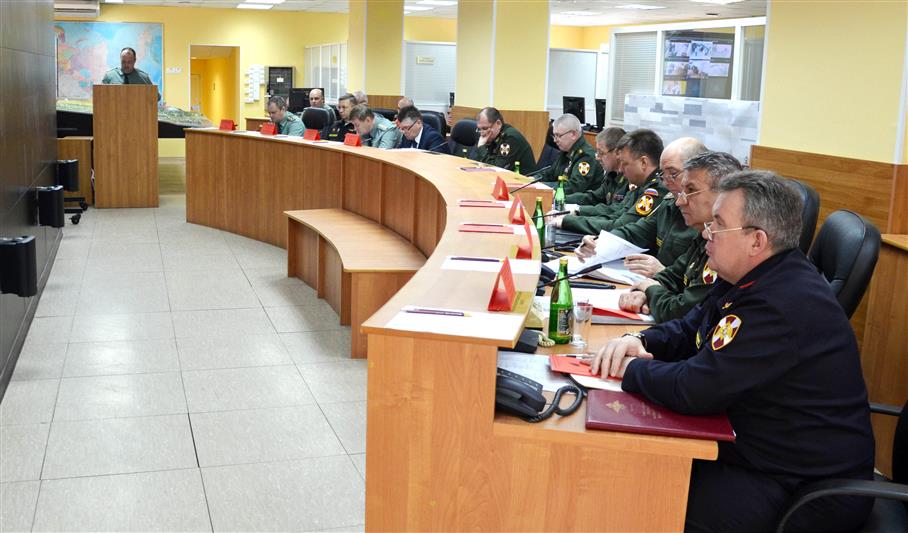 В Южном округе Росгвардии состоялось расширенное заседание военного совета
