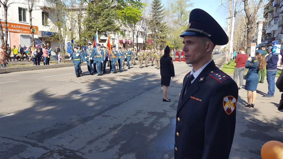 Росгвардейцы Восточного округа приняли участие в Параде Победы и в шествии «Бессмертного полка» (фото, видео)