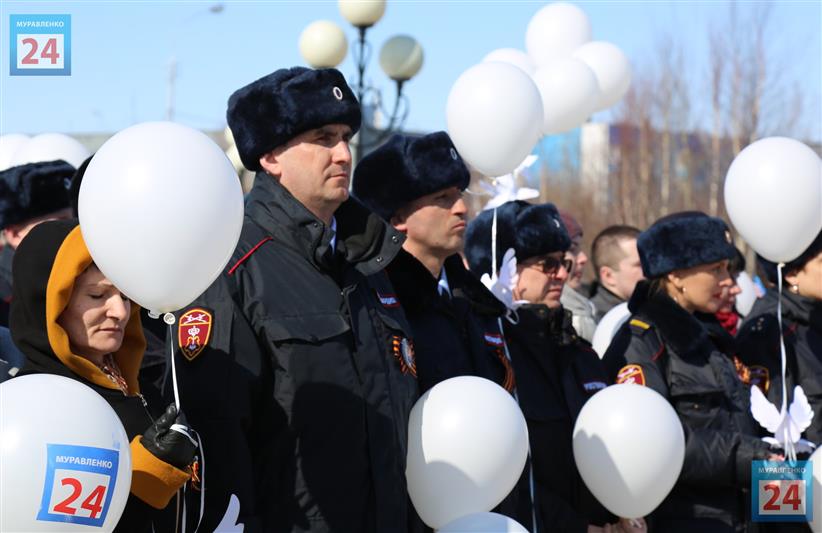На Ямале росгвардейцы приняли участие в памятной акции  «73 секунды тишины»