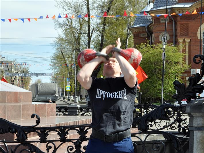 В столице Приангарья росгвардейцы приняли участие в спортивно-патриотической акции «Рекорд Победы»