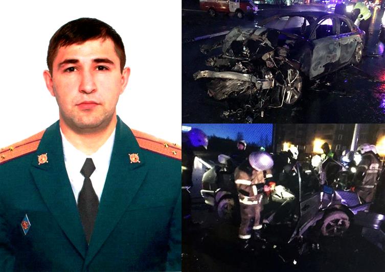 В Перми военнослужащий Росгвардии оказал помощь мужчине, пострадавшему в результате ДТП