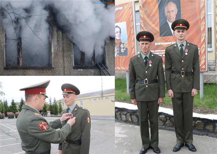В Перми военнослужащих Росгвардии наградили ведомственной медалью «За спасение»