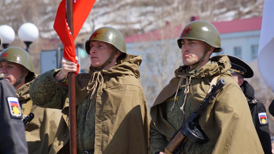 Росгвардейцы Восточного округа приняли участие в Параде Победы и в шествии «Бессмертного полка» (фото, видео)