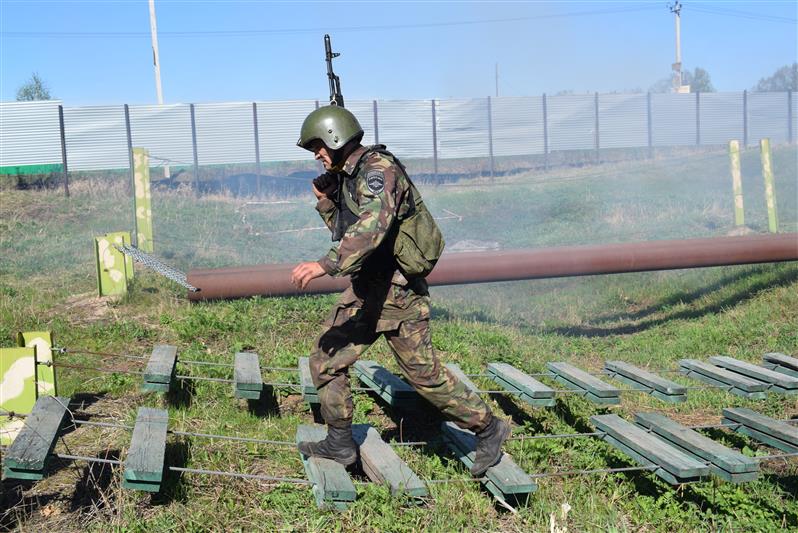 В Уфе военнослужащие Приволжского округа Росгвардии прошли испытания на право ношения крапового берета 