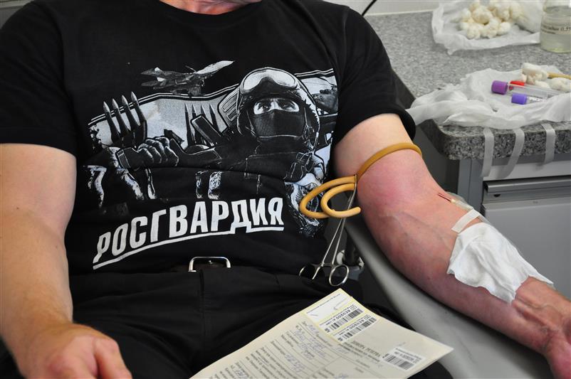 Костромские росгвардейцы сдали 17 литров крови на нужды медицинских учреждений 