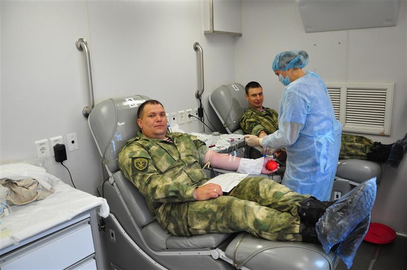 Костромские росгвардейцы сдали 17 литров крови на нужды медицинских учреждений 