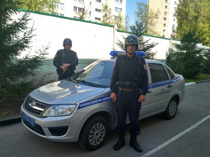 В Центральном округе росгвардейцы задержали ряд граждан, напавших на людей с холодным оружием