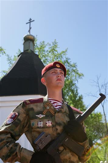 Военнослужащие Отдельной дивизии оперативного назначения им. Ф.Э. Дзержинского войск национальной гвардии Российской Федерации приняли участие в праздновании  Дня Победы в Реутове