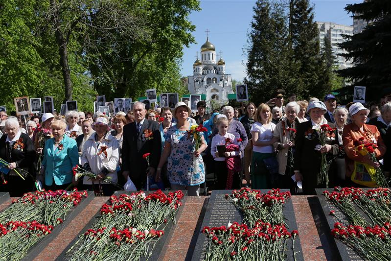 Военнослужащие Отдельной дивизии оперативного назначения им. Ф.Э. Дзержинского войск национальной гвардии Российской Федерации приняли участие в праздновании  Дня Победы в Реутове