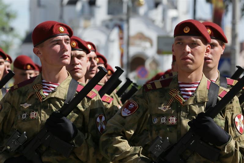 Военнослужащие Отдельной дивизии оперативного назначения им. Ф.Э. Дзержинского войск национальной гвардии Российской Федерации приняли участие в праздновании  Дня Победы в Реутове