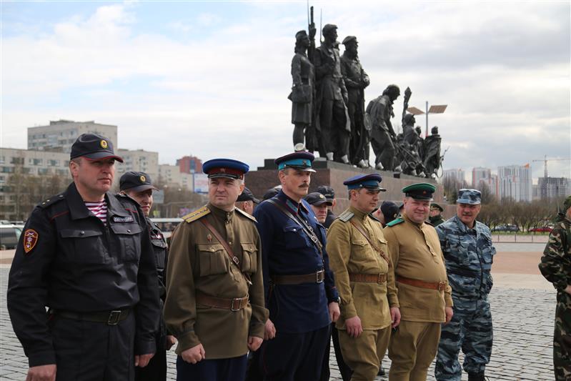 В Северо-Западном округе проходит автопробег Росгвардии «Вахта памяти. Сыны Великой Победы»