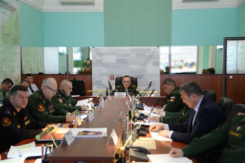 В Северо-Западном округе войск национальной гвардии РФ прошло заседание военного совета