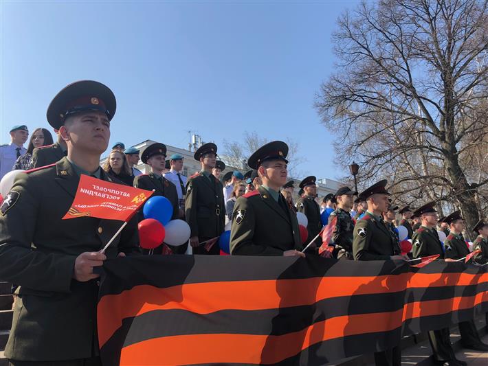 В Нижнем Новгороде стартовал приволжский этап автопробега Росгвардии «Вахта памяти. Сыны Великой Победы» (фото, видео)
