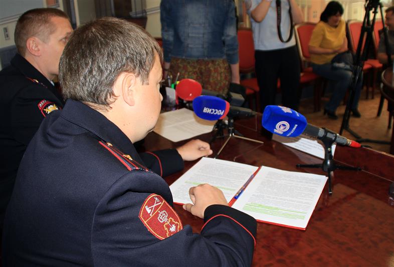 В Мордовии состоялся совместный брифинг представителей МВД и Росгвардии