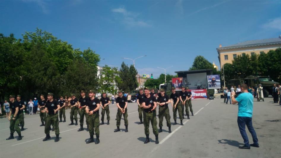 Финалисты конкурса «Солдаты антитеррора» приняли участие в мероприятиях, посвящённых празднованию Дня города Новочеркасска