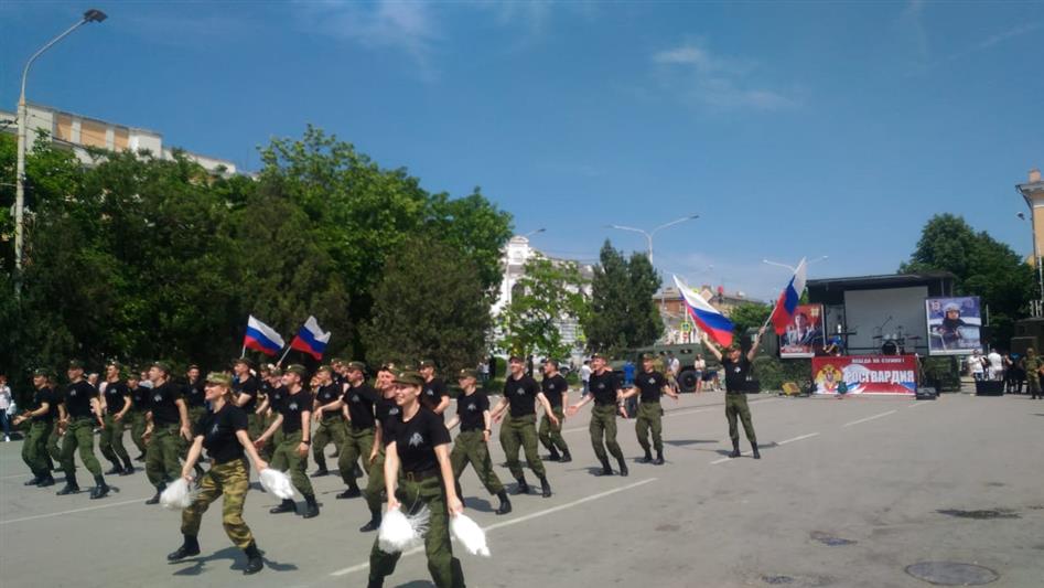 Финалисты конкурса «Солдаты антитеррора» приняли участие в мероприятиях, посвящённых празднованию Дня города Новочеркасска