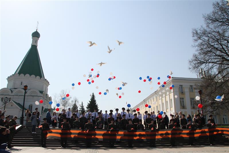 В Нижнем Новгороде стартовал приволжский этап автопробега Росгвардии «Вахта памяти. Сыны Великой Победы» (фото, видео)