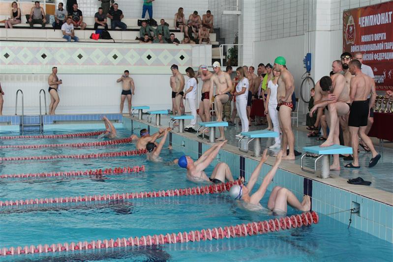 Завершился чемпионат Южного округа Росгвардии по плаванию (фото, видео)