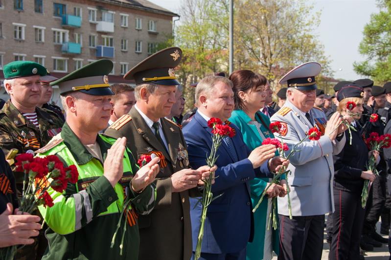 Участники автопробега Росгвардии «Вахта памяти. Сыны Великой Победы» посетили места воинской славы в Смоленской области 