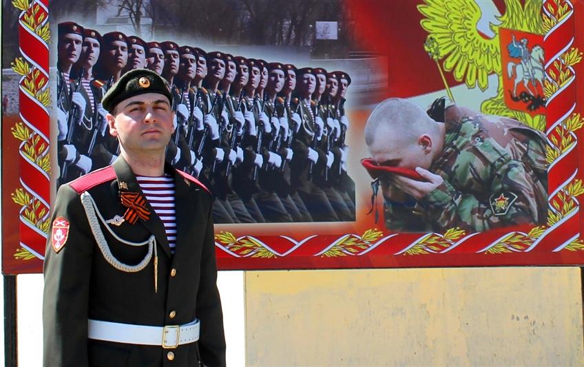В парадном расчёте Росгвардии – правнук Мелитона Кантарии