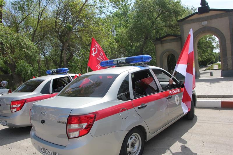 Дагестанские росгвардейцы присоединились к автопробегу «Вахта памяти. Сыны Великой Победы» (фото, видео)
