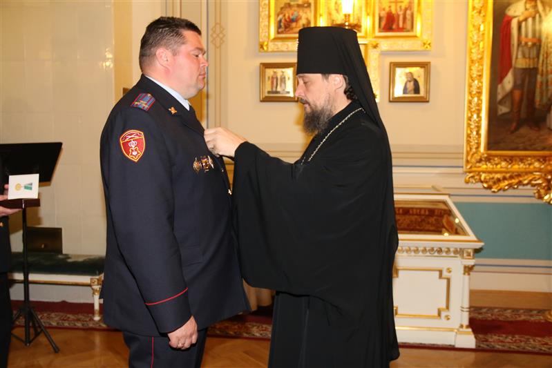 В Санкт-Петербурге росгвардейцам вручили почетные медали Русской православной церкви «Патриаршая благодарность»