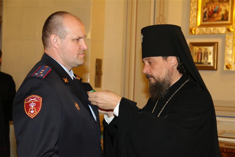 В Санкт-Петербурге росгвардейцам вручили почетные медали Русской православной церкви «Патриаршая благодарность»