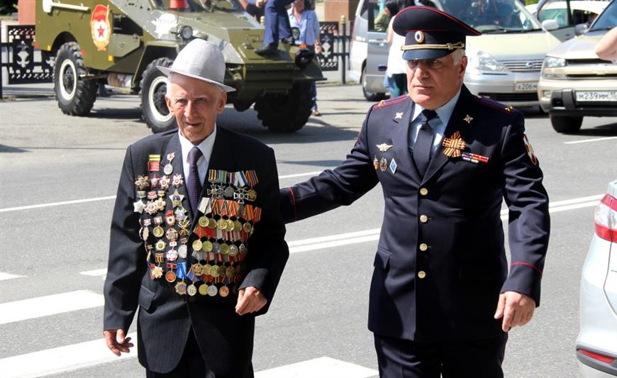 В Северной Осетии прошёл автопробег Росгвардии «Вахта Памяти. Сыны Великой Победы» (фото, видео)