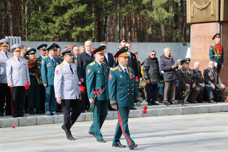 В Уральском округе войск национальной гвардии - торжества по случаю 9 Мая