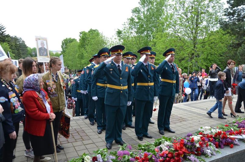 Росгвардейцы Северо-Кавказского округа приняли участие в торжественных мероприятиях, посвящённых Дню Победы