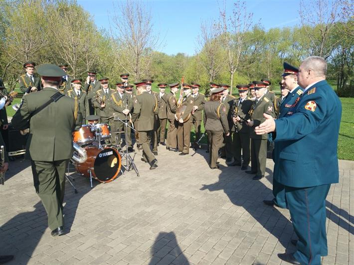 Образцово-показательный оркестр Росгвардии выступил в прямом эфире Первого канала (фото, видео)