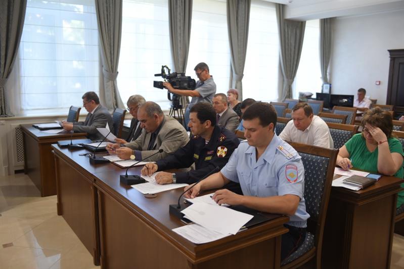 Врио начальника Отдела Росгвардии по Республике Адыгея принял участие в координационном совещании по вопросам обеспечения правопорядка в регионе