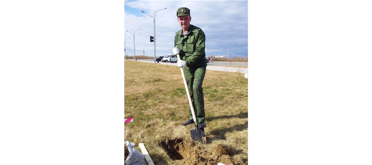 На Ямале росгвардейцы высадили рябину в память о героях Великой Отечественной войны 