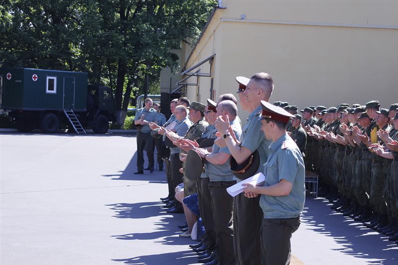 Военнослужащие Центрального узла связи Росгвардии встретились с участником Великой Отечественной войны