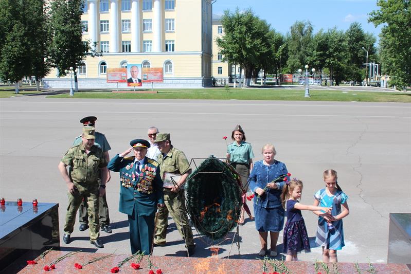 Военнослужащие Центрального узла связи Росгвардии встретились с участником Великой Отечественной войны