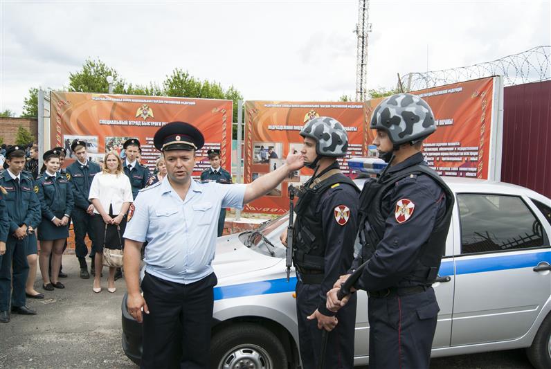 В Управлении Росгвардии по Курской области прошли мероприятия, посвященные Дню России